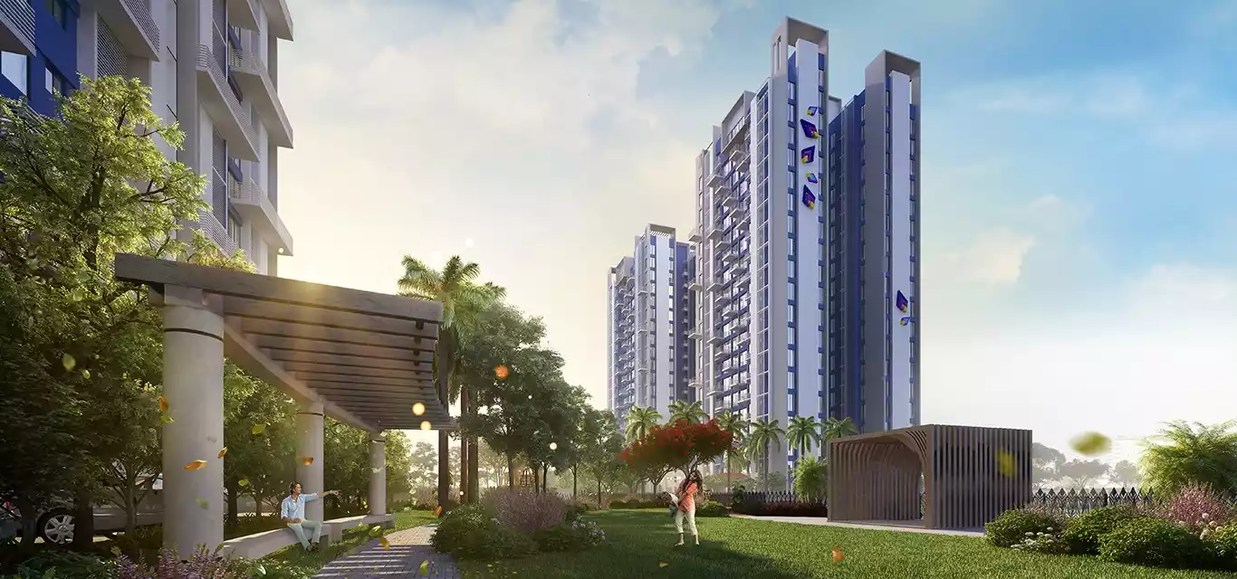 Landscaped gardens at Morya