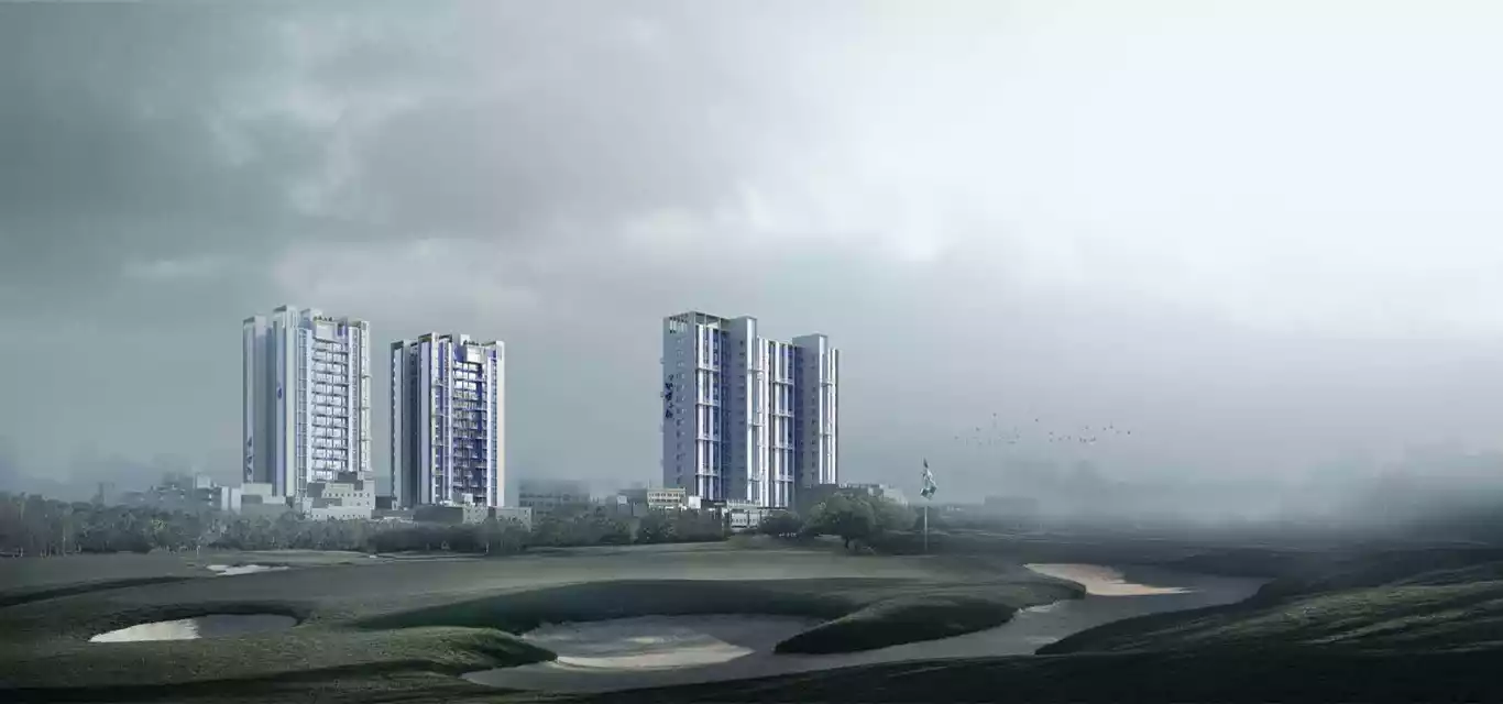 Golf-course views from Morya over the Tolly Club